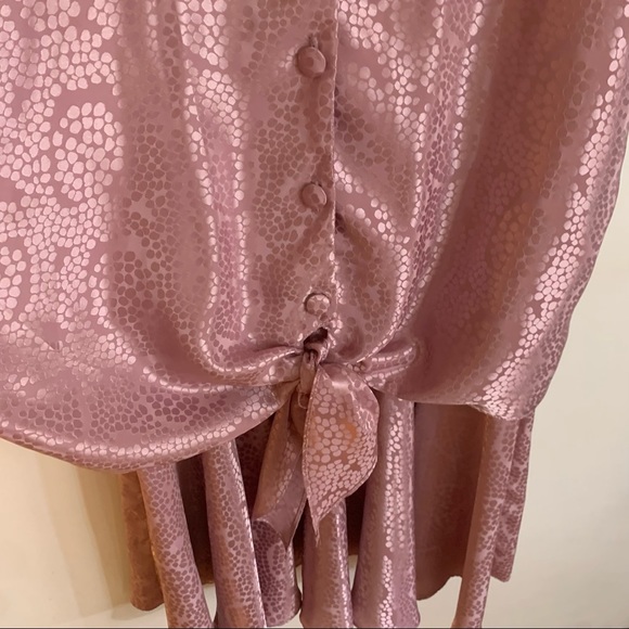 • VINTAGE 80s mauve silky Dress by Move-Jazz • - Picture 5 of 16